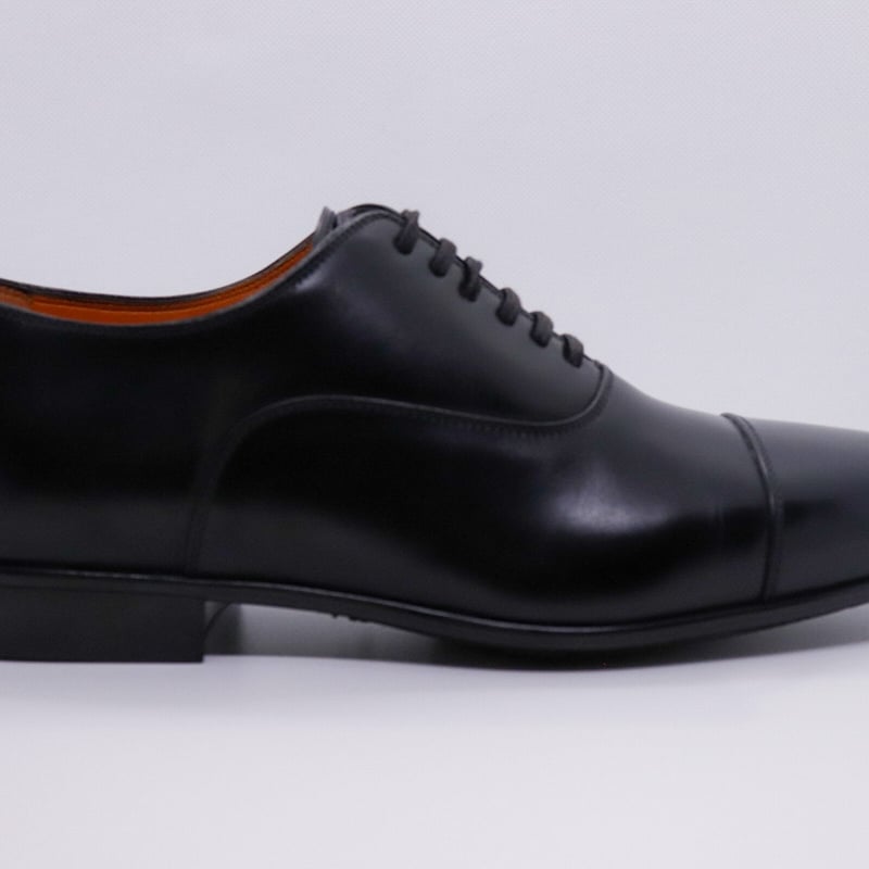 SANTONI サントーニ　ストレートチップ　黒　26.5 ビジネスシューズもみじじゃけんサイズ26〜27