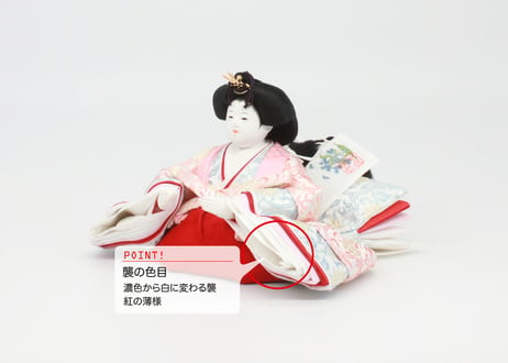 おぼこ雛＜正絹 唐花唐草／MKO-002＞