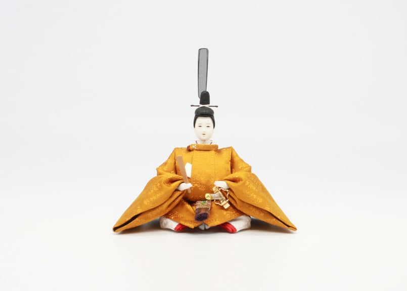 京11番親王<正絹 黄櫨染(高倉流)令和の即位/黄櫨染-RK11T 京11番親王<正絹 黄櫨染(高倉流)令和の即位/黄櫨染-RK11T