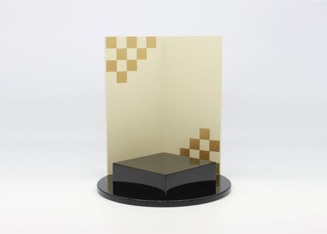 28兜飾りシリーズ＜白糸威之兜／直径28cm／M5-004＞