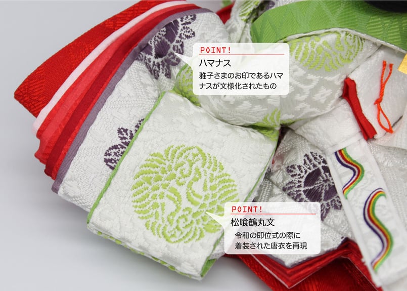 【ひい様❤️高級 正絹小紋 お得用 サービス品】 雛人形】親王飾り「優艶金箔押屏風正絹締切」 (605806)ひな人形