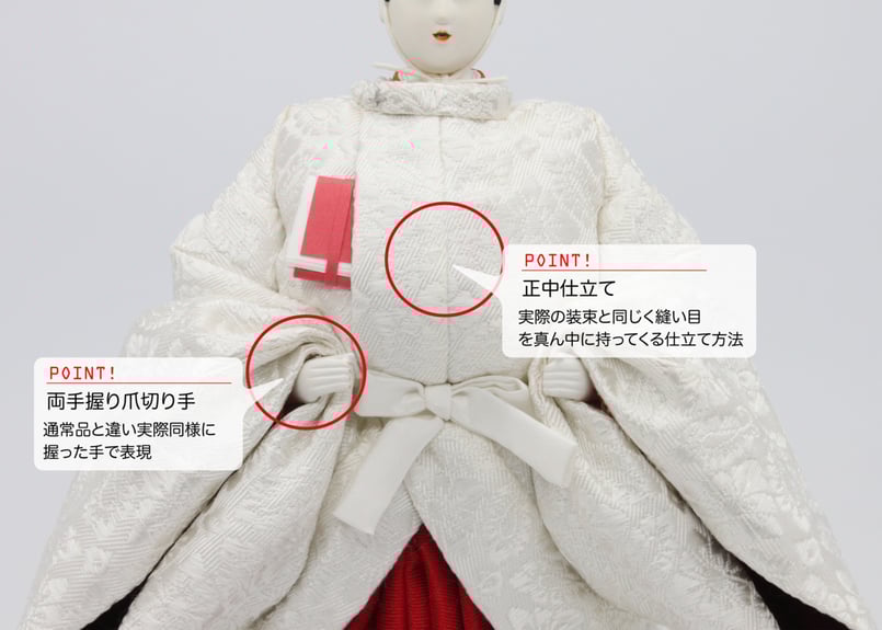 京五寸立像親王<正絹 御引直衣/猪山頭/MK5-101> | 望月人形 京五寸立像親王<正絹 御引直衣/猪山頭/MK5-101> | 望月人形