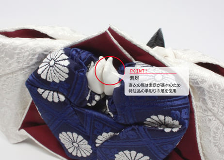 京11番親王＜正絹 直衣雛／MK11-004＞