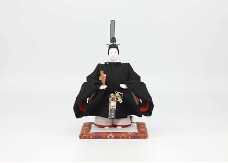 京五寸立像親王＜正絹 雲立涌／高松宮妃のお雛様衣装模写／MK5-103＞