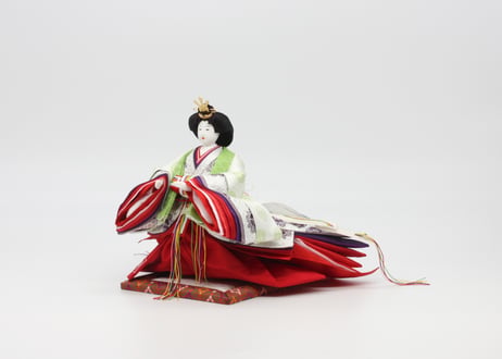 京五寸立像親王＜正絹 黄櫨染(山科流)／MK5-102＞
