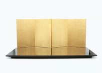 京11番専用飾台セット  ＜洋金不織布貼り／黒塗／M33-60408＞