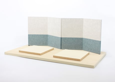 柳三寸・京11番用飾台セット  ＜2tone color青＆白／白木／M08-50406＞