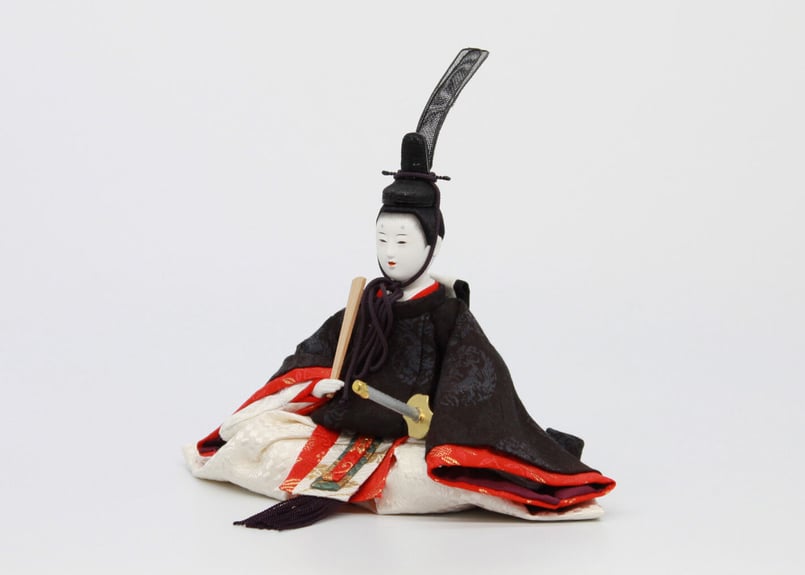 芥子親王飾りセット＜正絹 江戸風古今雛／MN-003＞ | 望月人形