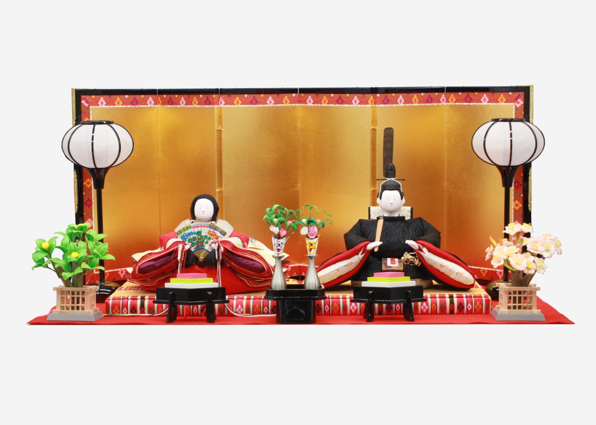 京九番親王飾りセット＜正絹 次郎左衛門雛 Aタイプ／MN-004＞ | 望月人形