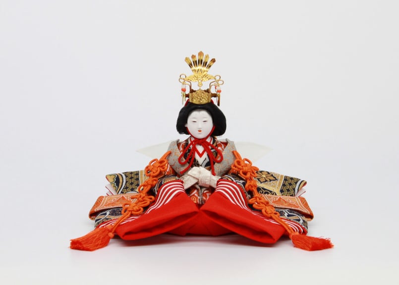芥子親王飾りセット＜正絹 江戸風古今雛／MN-003＞ | 望月人形