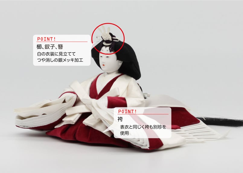 京十番親王飾りセット<D+ シルベット/MN-002> | 望月人形 京十番親王飾りセット<D+ シルベット/MN-002> | 望月人形