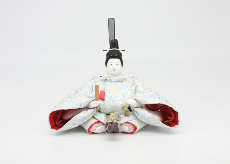 おぼこ雛＜正絹 唐花唐草／MKO-002＞ | 望月人形