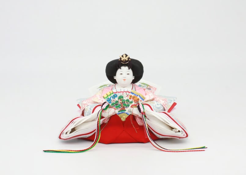 おぼこ雛＜正絹 唐花唐草／MKO-002＞ | 望月人形