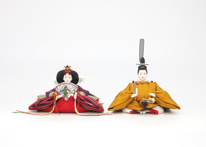 柳三寸親王＜正絹 黄櫨染／MY3-003＞ | 望月人形