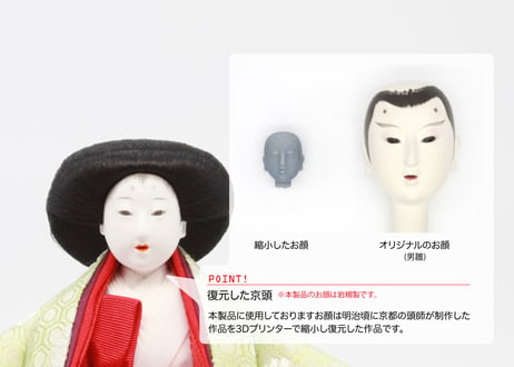 京11番親王＜正絹 直衣雛／MK11-004＞