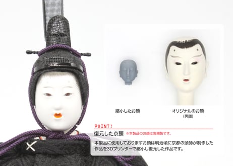 京11番親王＜正絹 町雛／MK11-001＞