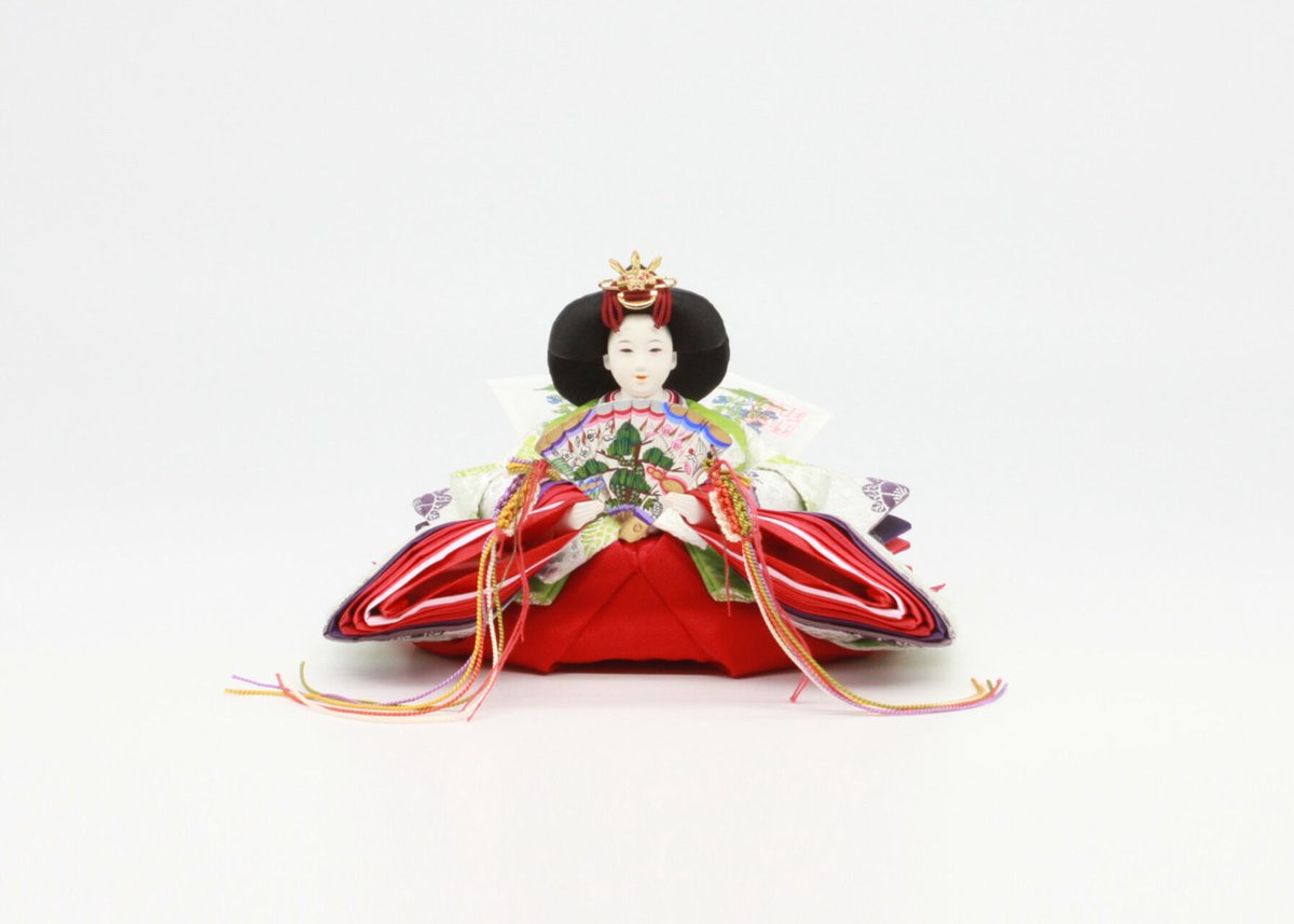 京11番親王＜正絹 黄櫨染(高倉流)令和の即位／黄櫨染-RK11T＞ | 望月人形