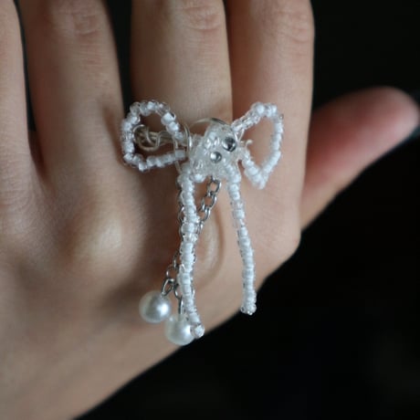 Ribbon Charm Ring