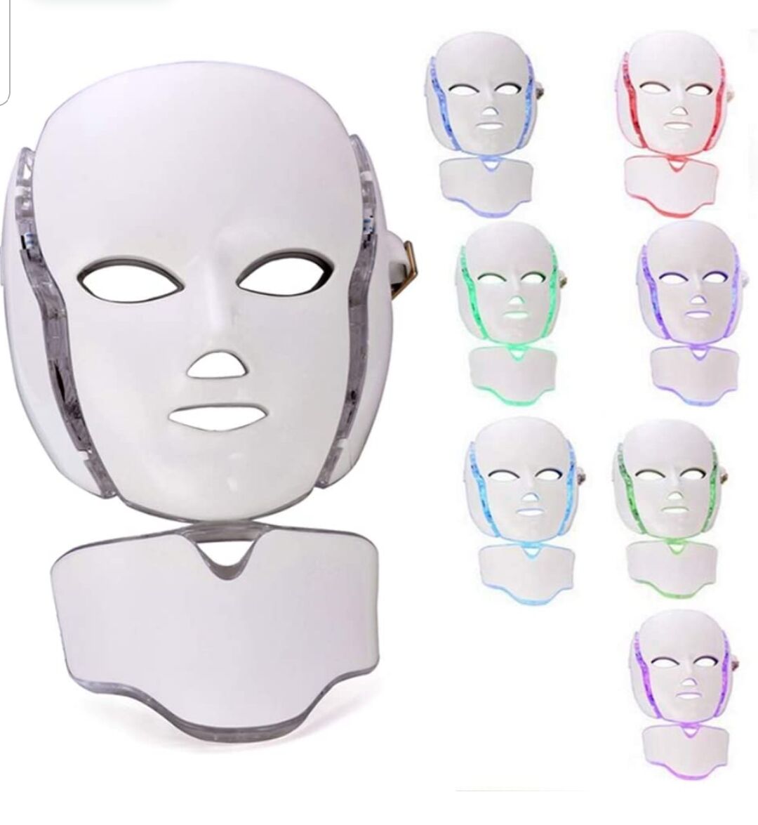 【‼️SALE‼️】【‼️3色光エステ‼️ニキビ対策‼️】美顔マスク 光エステ】LED美顔器 7色 光エステ 美顔マスク フェイスマスク【送料
