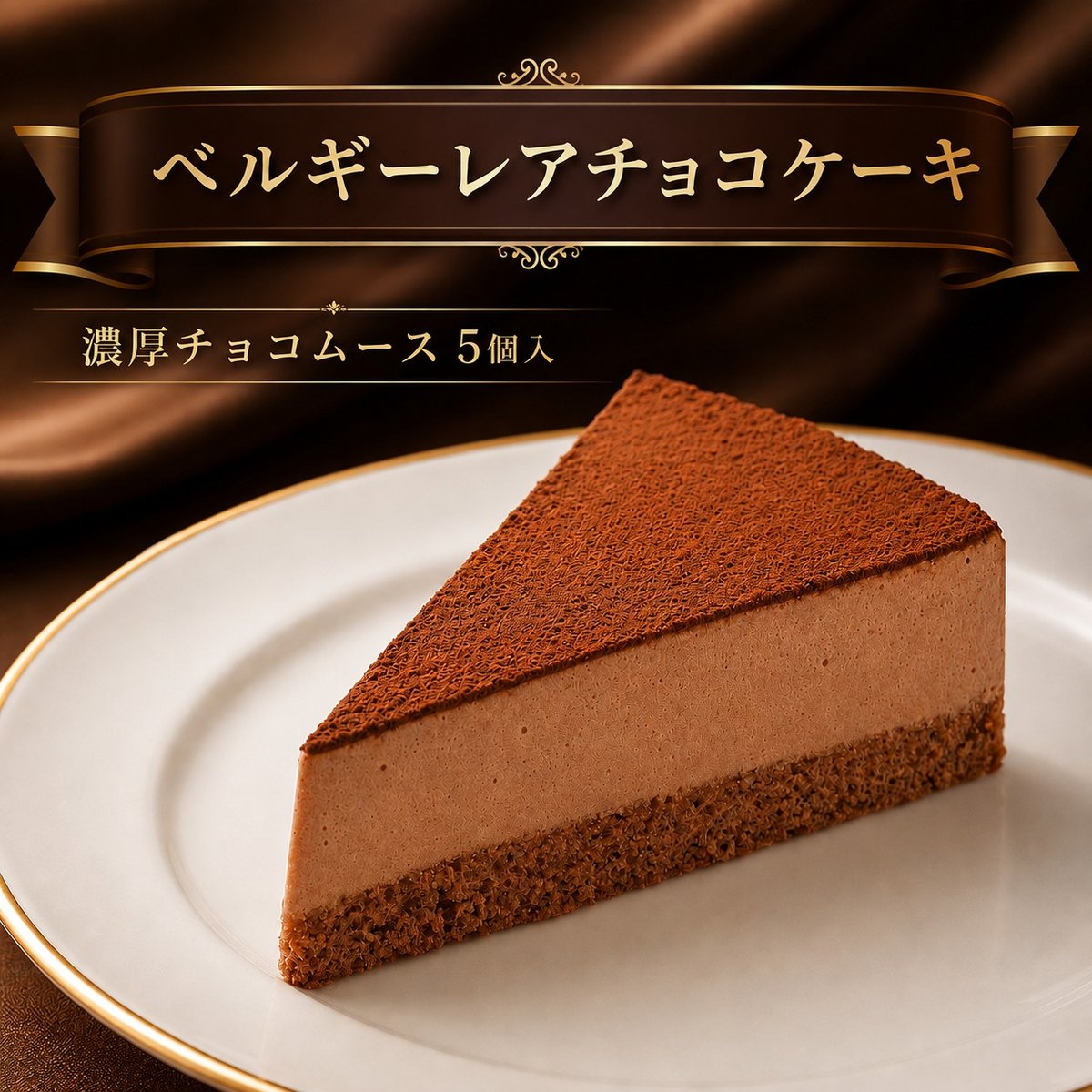 ベルギーレアチョコケーキ 5個入 | Sucar Online Shop