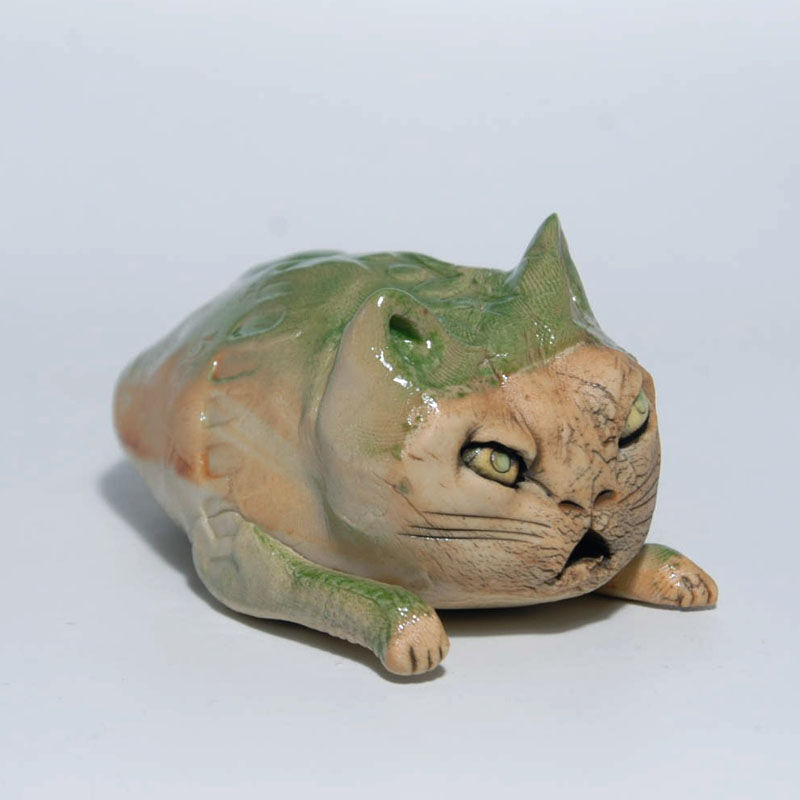 岡山富男　作　寝そべり猫 岡山富男 作 寝そべり猫 岡山富男 | STORES