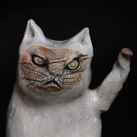 陶製招き猫（小）R3-126