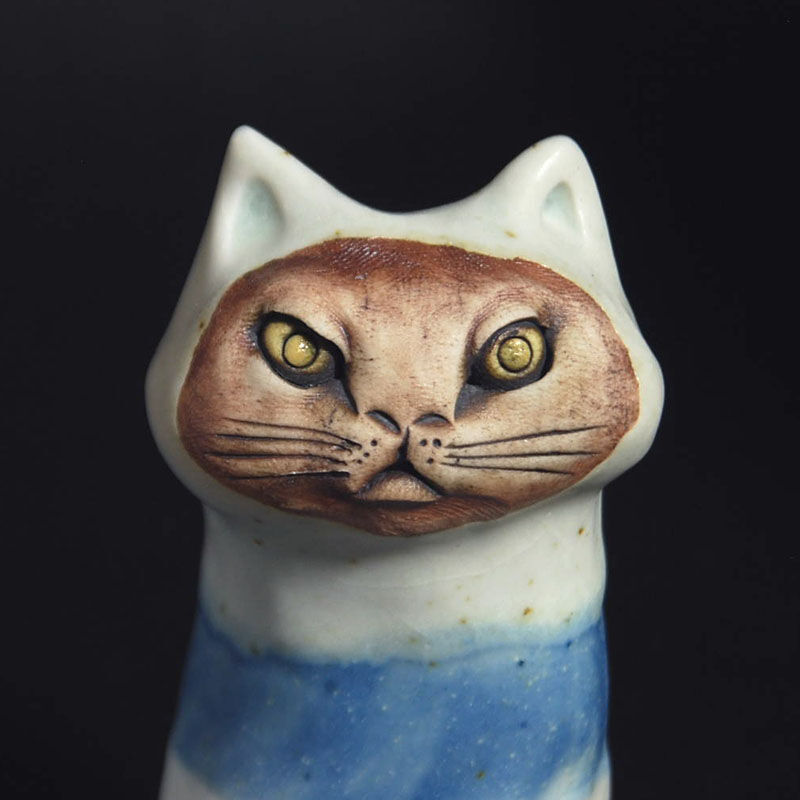 陶猫（小）R3-132 | Tomio Okayama Pottery SHOP