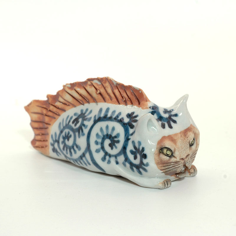うおねこ R3-055 | Tomio Okayama Pottery SHOP