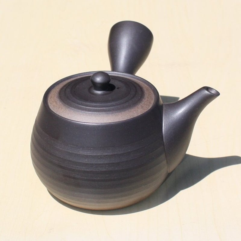 常滑焼 盛正窯 焼締黒吹千段急須 袋型 セラメッシュ 日本製 | とことこ