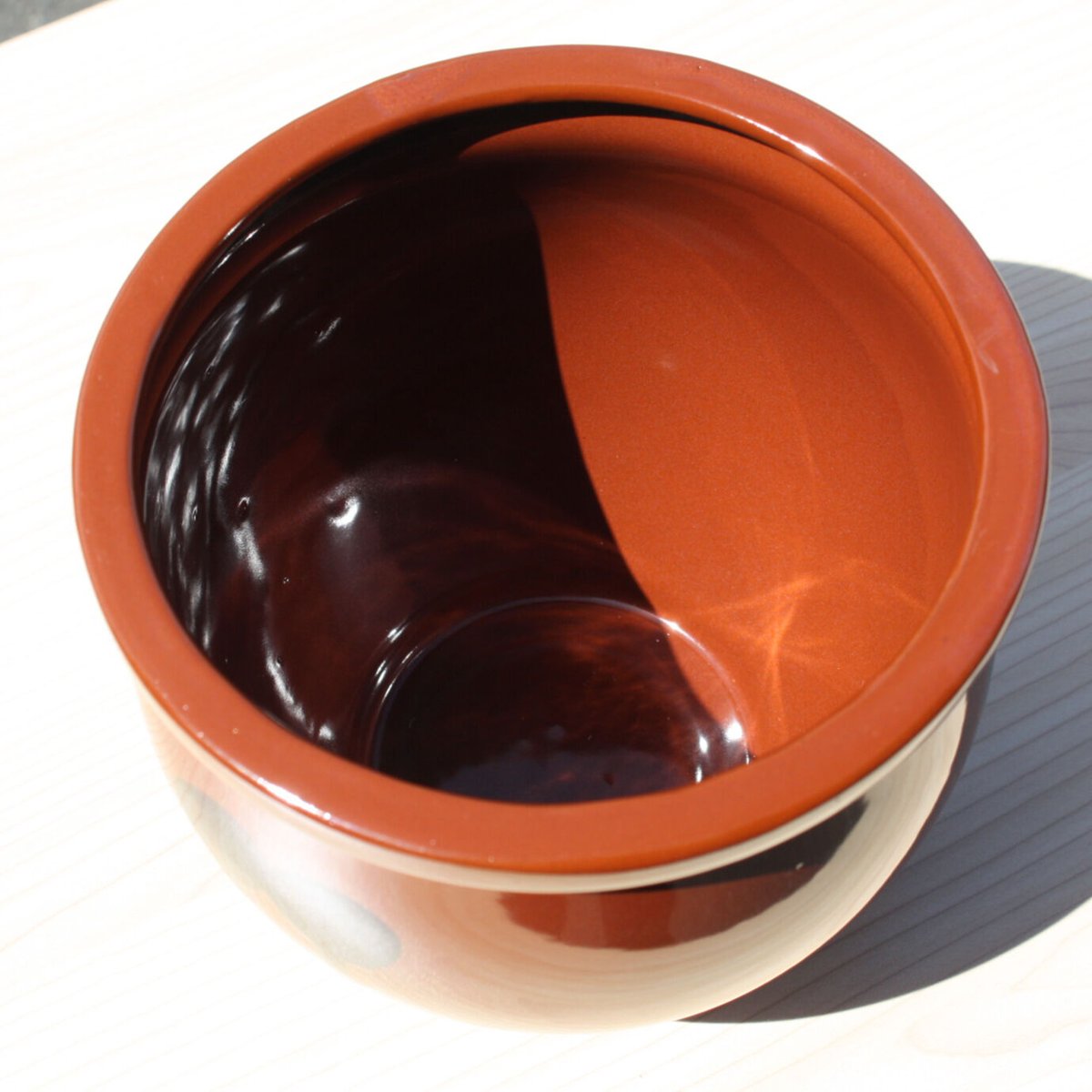 常滑焼 蓋付ミニかめ 10合 1800ml | とことこパーク