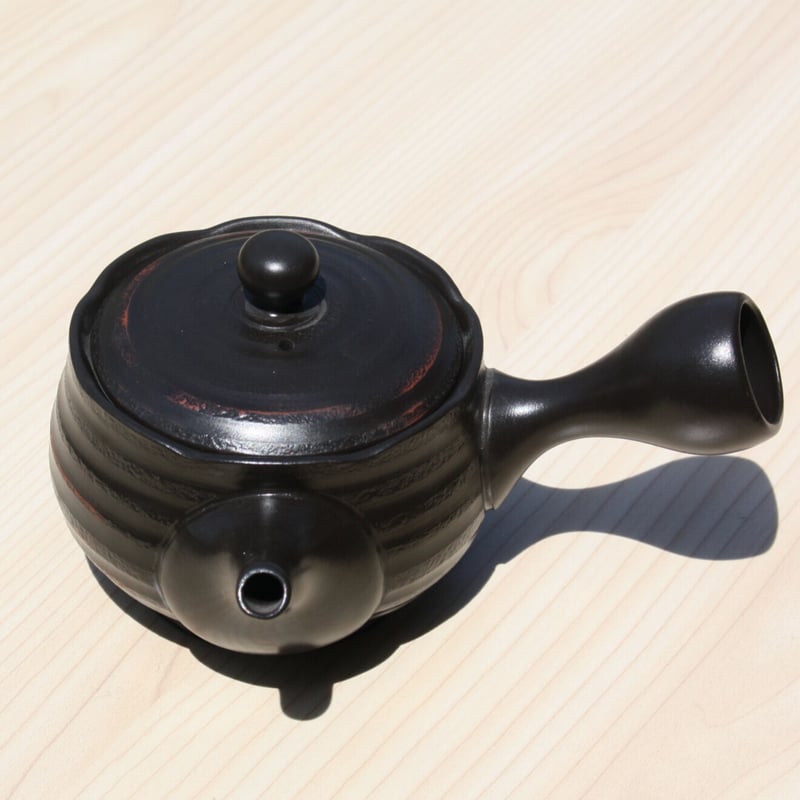 常滑焼　竹画詩文急須　骨董　時代品 常滑焼 竹春窯 黒あけぼの急須 ステンレスポコアミ 日本製 | とことこ
