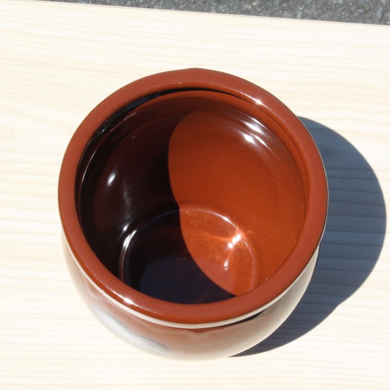 常滑焼 蓋付ミニかめ 0.3号 540ml | とことこパーク