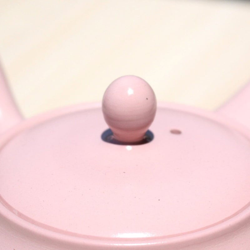 常滑焼 ピンク色猫絵急須 セラメッシュ 日本製 | とことこパーク