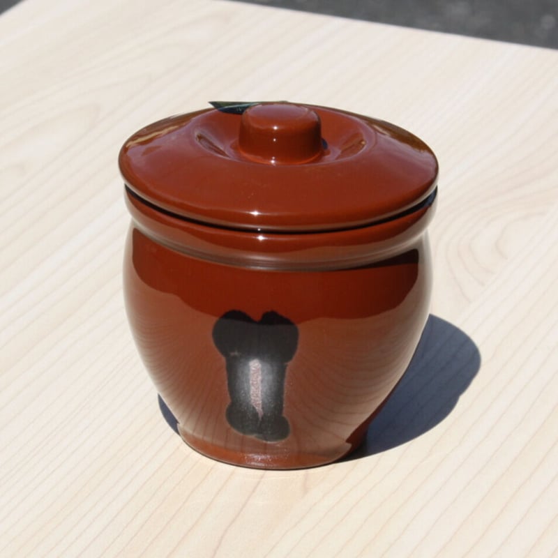 常滑焼 蓋付ミニかめ 0.1号 180ml | とことこパーク
