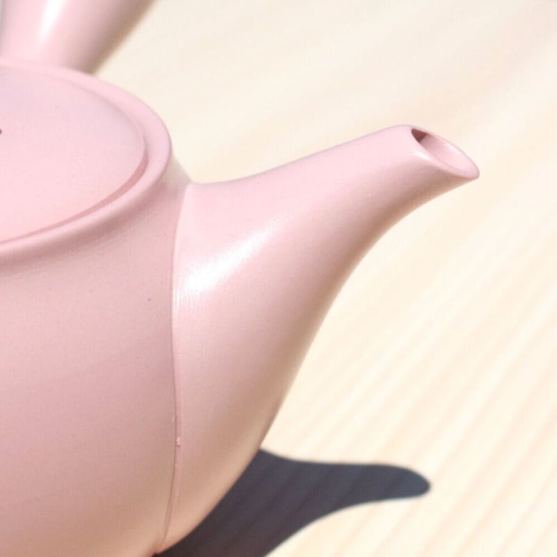 常滑焼 ピンク色猫絵急須 セラメッシュ 日本製 | とことこパーク