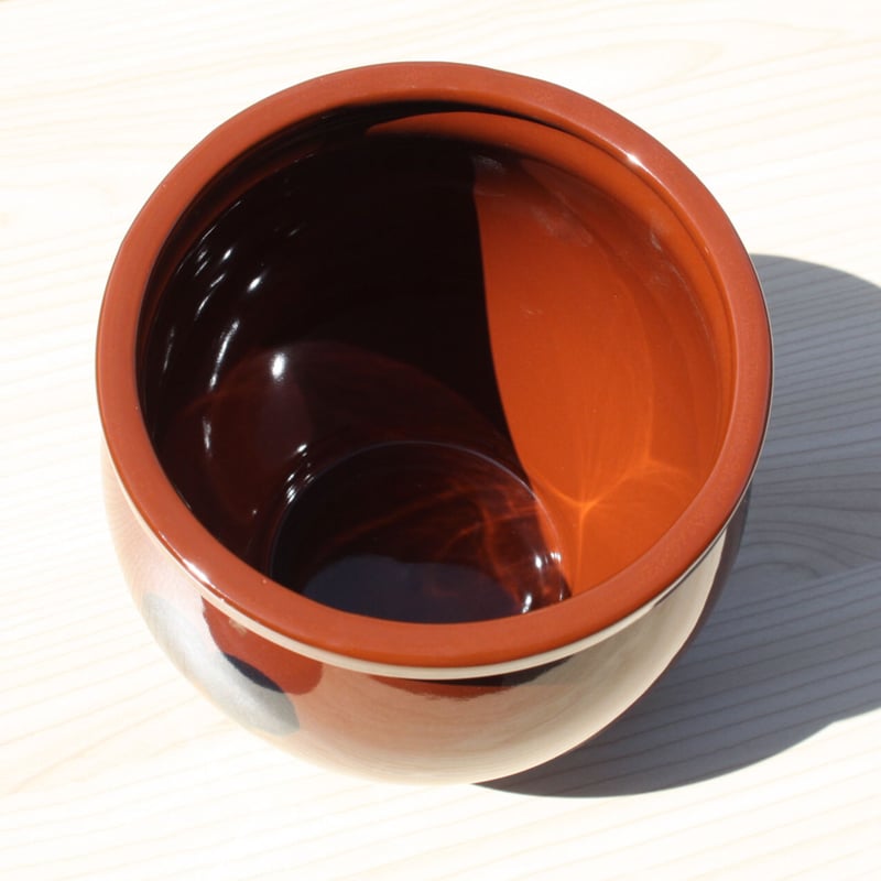 常滑焼 蓋付ミニかめ 0.8号 1440ml | とことこパーク 常滑焼 蓋付ミニかめ 0.8号 1440ml | とことこパーク