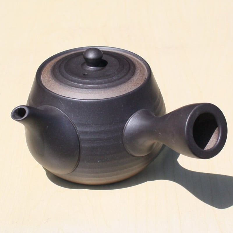 常滑焼 盛正窯 焼締黒吹千段急須 袋型 セラメッシュ 日本製 | とことこ