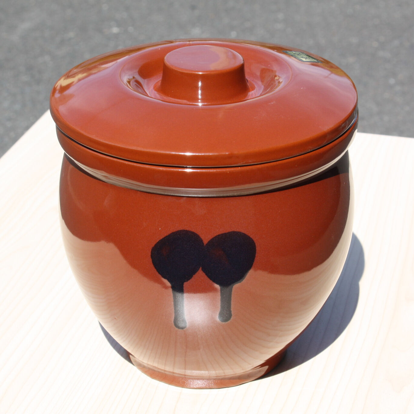 常滑焼 蓋付ミニかめ 10合 1800ml | とことこパーク