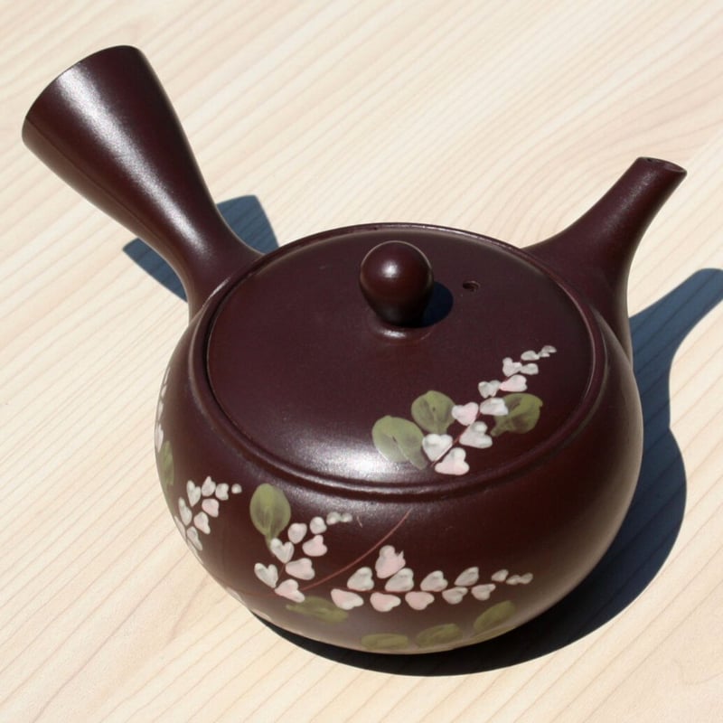 常滑焼 茶化粧平丸萩絵急須 ステンレス茶こし 日本製 | とことこパーク