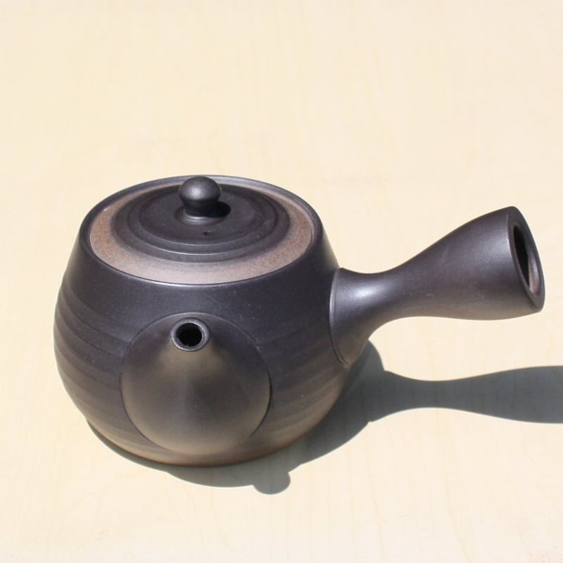 常滑焼 盛正窯 焼締黒吹千段急須 袋型 セラメッシュ 日本製 | とことこ