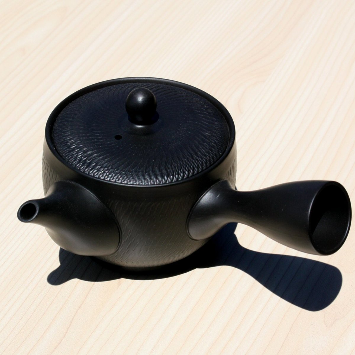 常滑焼黒釉手造茶碗 常滑焼 黒窯変碗型トビカンナ急須 楽捨て構造 セラメッシュ 日本製