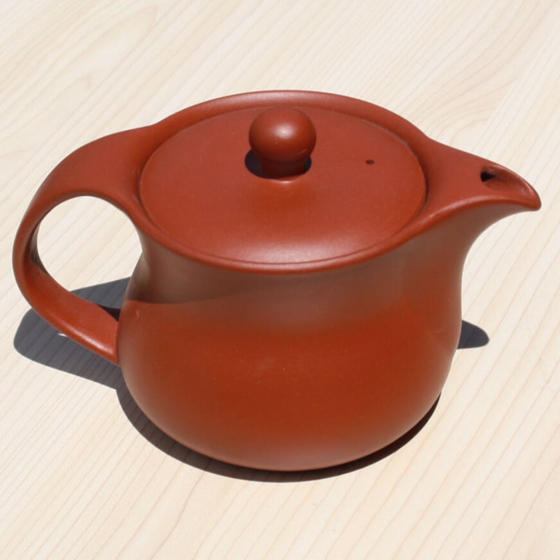 常滑焼 朱泥臼型ポット カゴアミ付 日本製 | とことこパーク