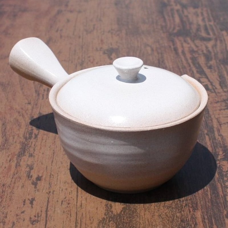 常滑焼 白釉七十七穴楽捨て急須 日本製 | とことこパーク