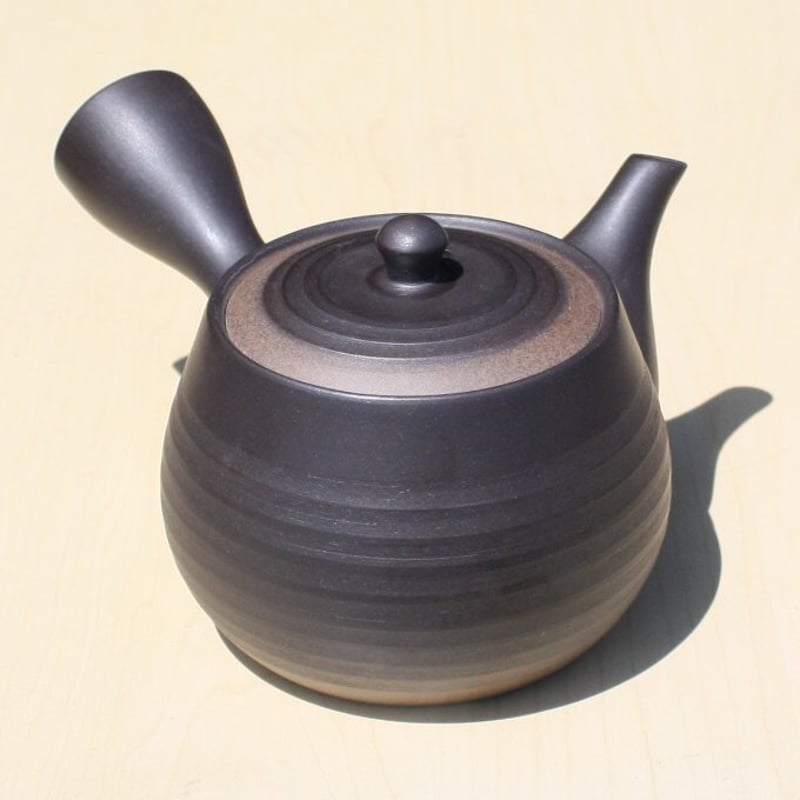 常滑焼 盛正窯 焼締黒吹千段急須 袋型 セラメッシュ 日本製 | とことこ