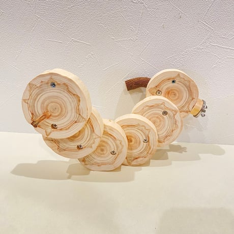 桧の螺旋階段（可動式）  直径約7.5cm