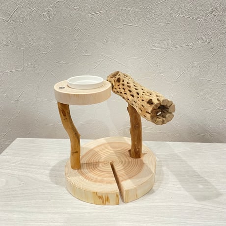 おやつ入れ付きカクタススタンドパーチ①