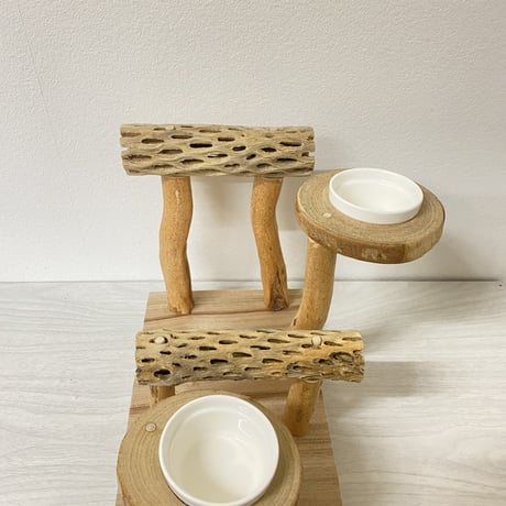 【S様専用ページ】おやつ入れ付きカクタススタンドパーチ