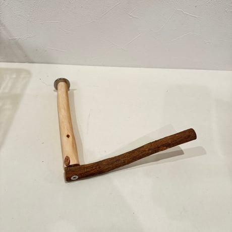 【受注製作】ルーミー用つり下げL字パーチ 幼鳥・老鳥・病鳥【SANKOルーミーベーシック用 インコ 天然木の止まり木】