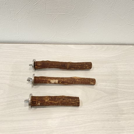 自然木（ツタ）のパーチ3本セット②　直径2-2.5cm 長さ19/13/10cm