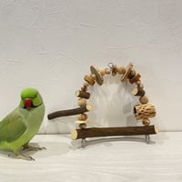 ポテトヘッドくんミニE　天然ウッドビーズのカスタムブランコ
